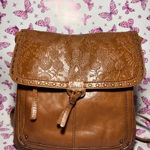 The Sak Ventura Convertible Backpack, Tobacco Floral Emboss